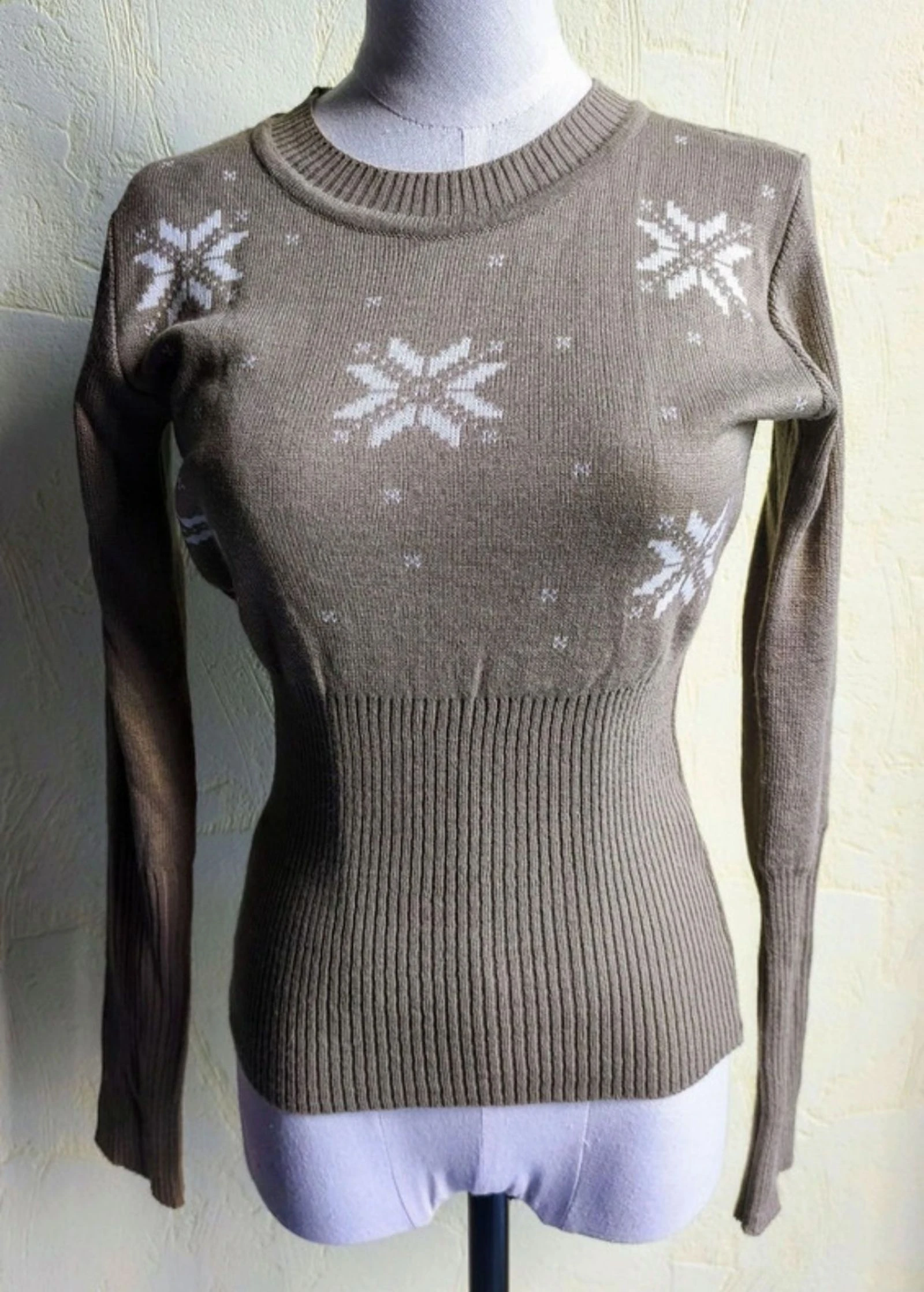 🤎 Pull  à flocons style hiver